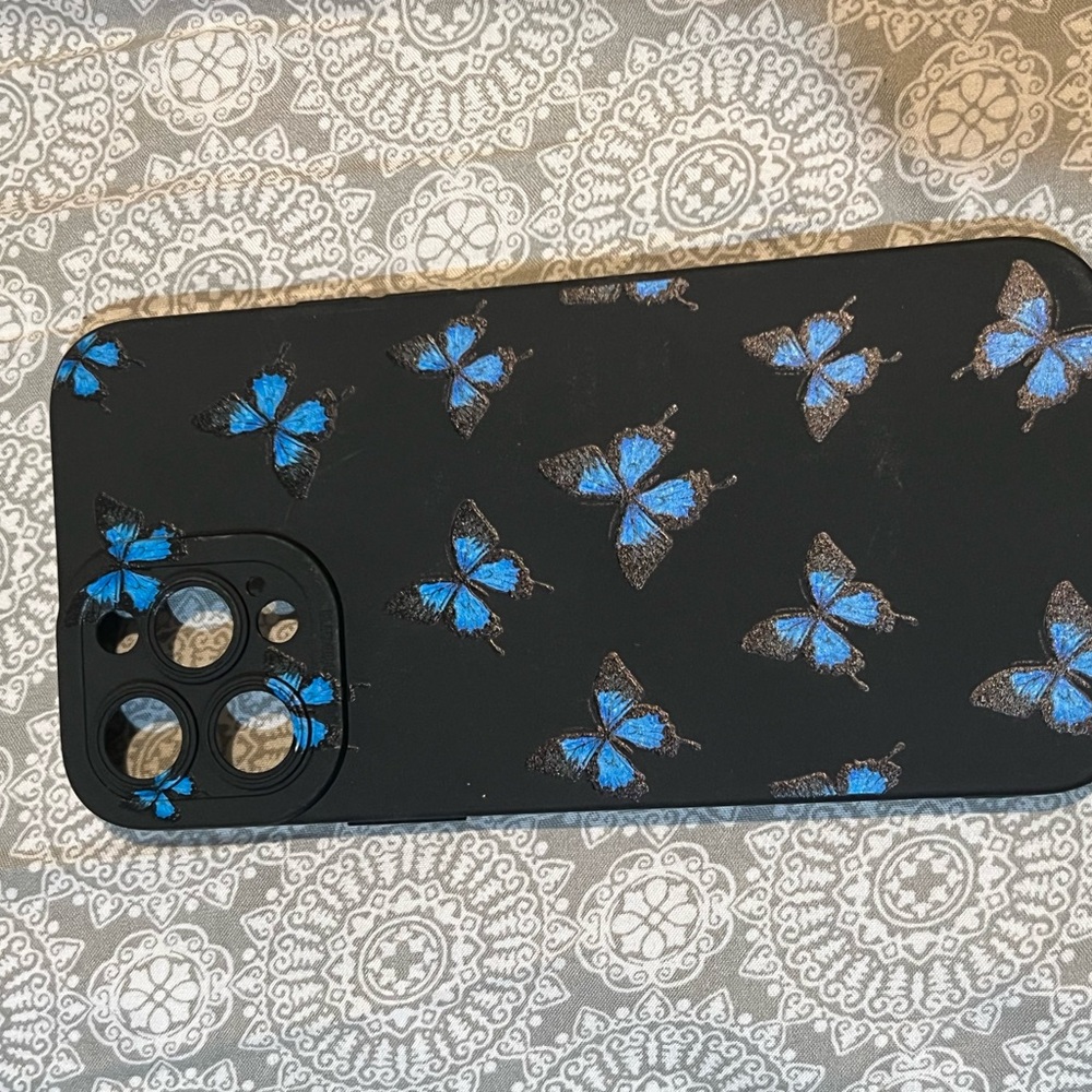 Black Butterfly Phone Case